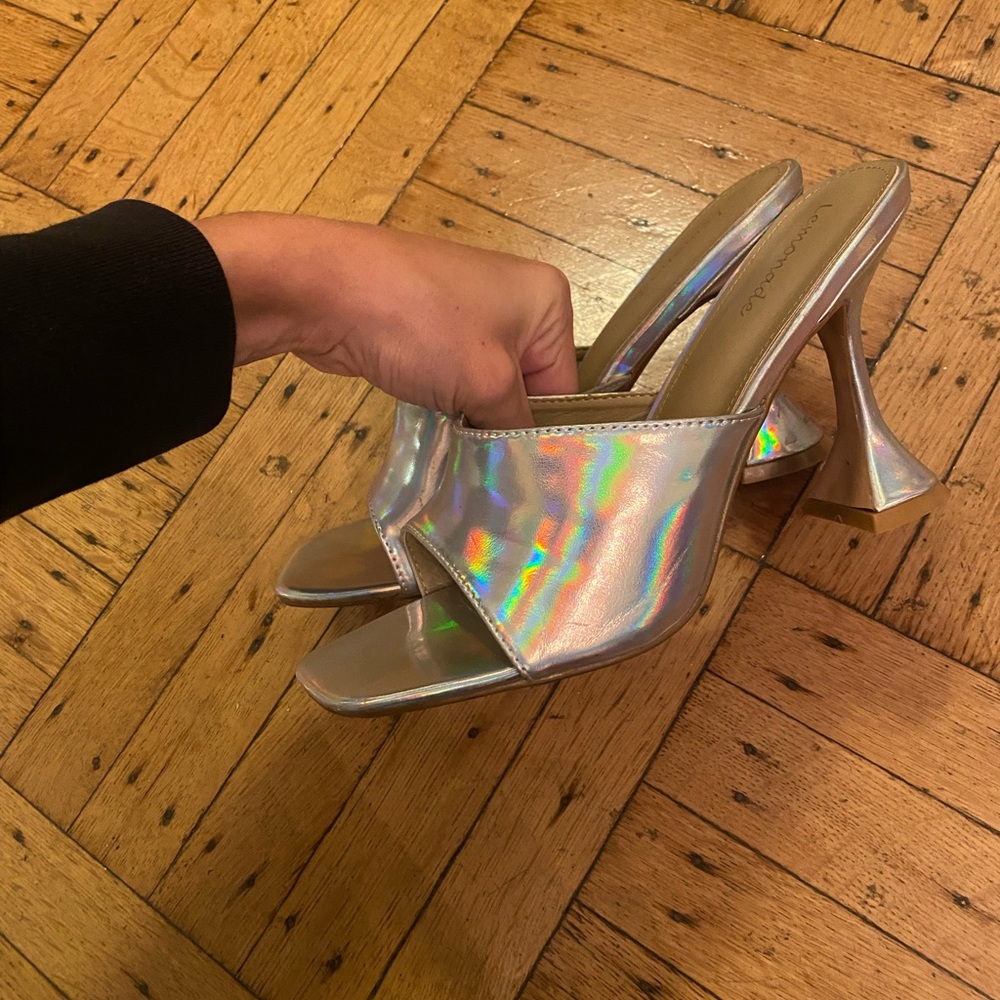 Iridescent Heels // Disco Costume Heels